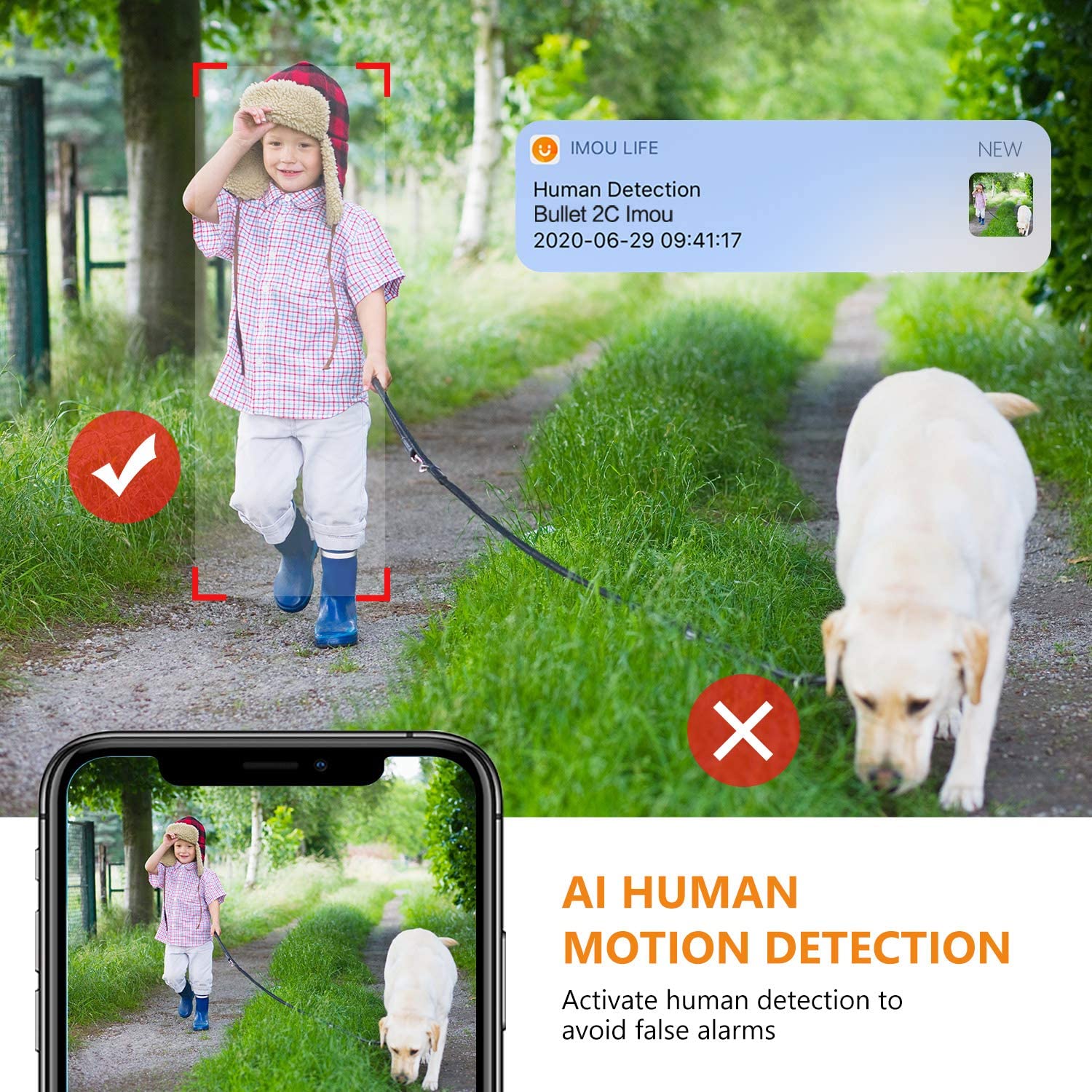 Detección humana con inteligencia artificial